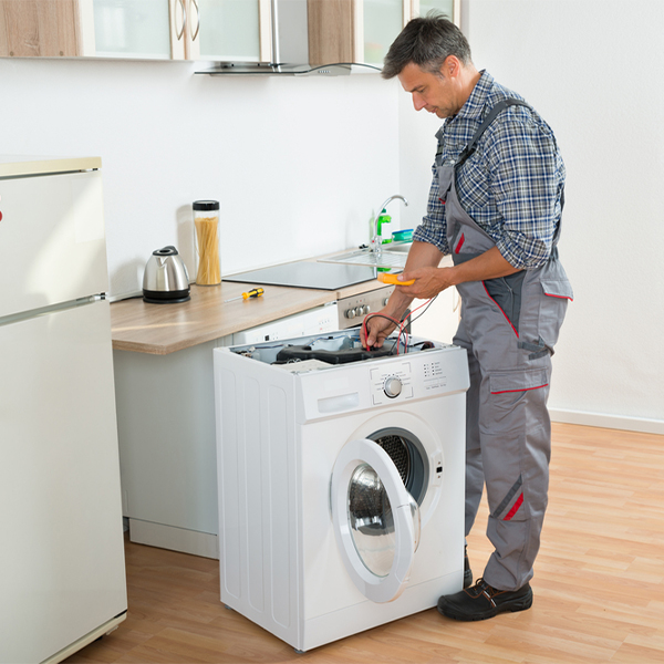 can you walk me through the steps of troubleshooting my washer issue in Kortright